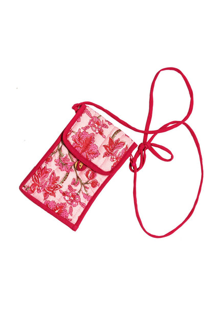 Cherry Blossom Crossbody Phone Bag