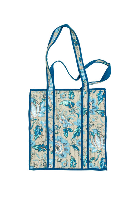 Indigo Lotus Tote Bag