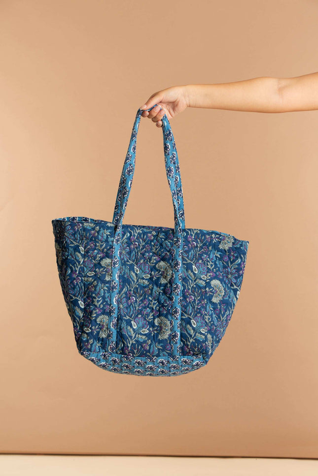 Blue Lagoon Cotton Tote Bag