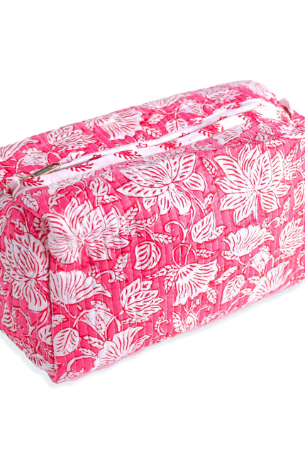 Peony Paisley Cotton Wash Bag