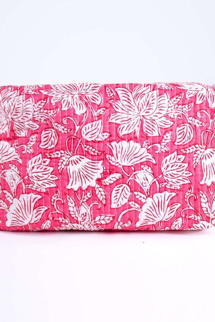 Peony Paisley Cotton Wash Bag