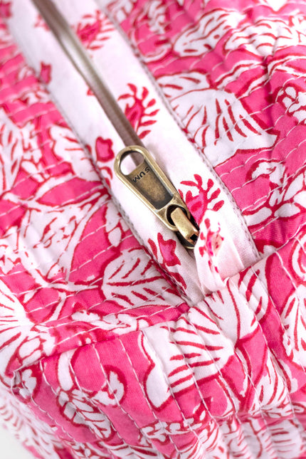 Peony Paisley Cotton Wash Bag