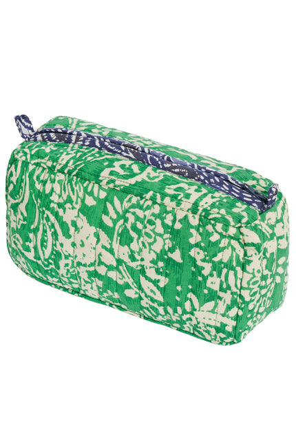 Jaipur Green Cotton Wash Bag