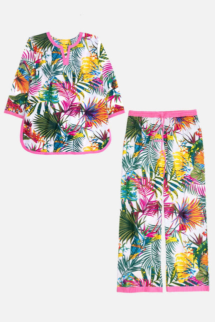 Bora Bora Women's Floral Cotton Pyjamas