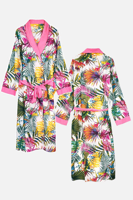 Bora Bora Women's Floral Cotton Robe