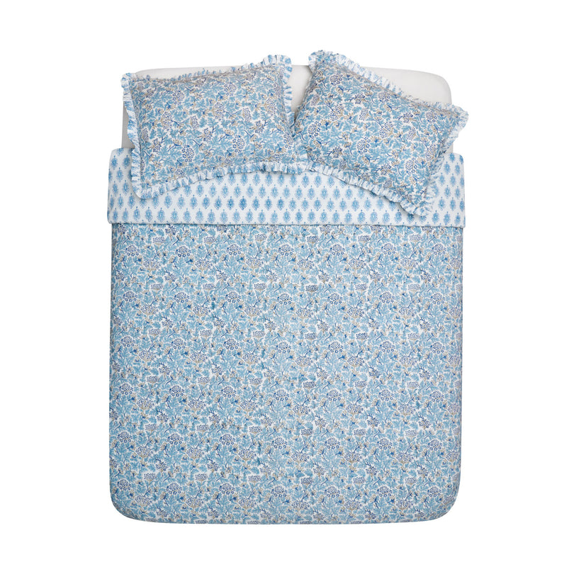Botanical Paisley Cotton Duvet Cover Set