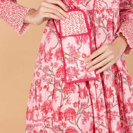 Cherry Blossom Crossbody Phone Bag
