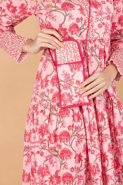 Cherry Blossom Crossbody Phone Bag