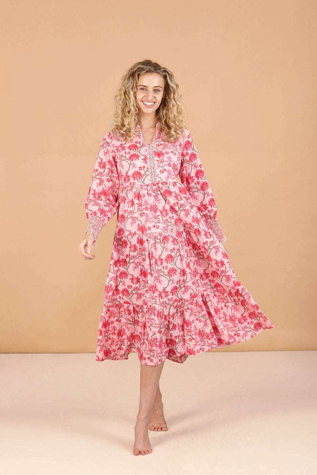 Cherry Blossom Cotton Dress