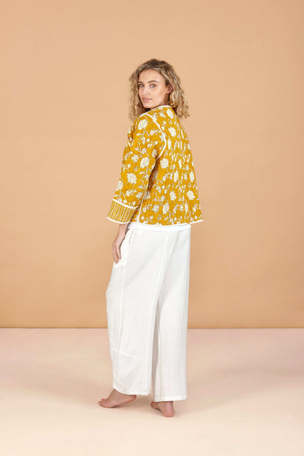 Golden Tulip Reversible Quilted Cotton Jacket