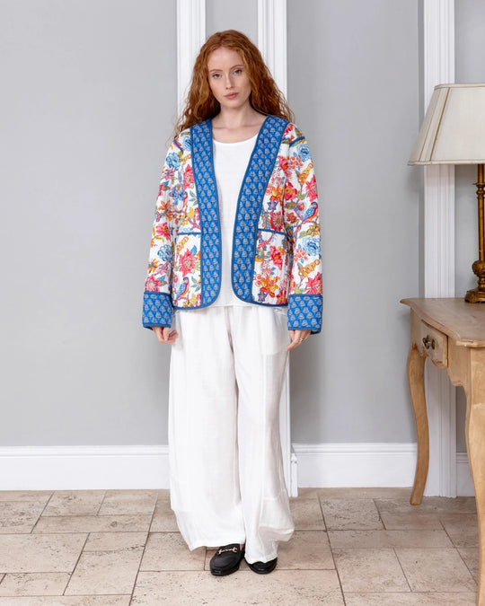 Goa Carnival Reversible Quilted Cotton Jacket