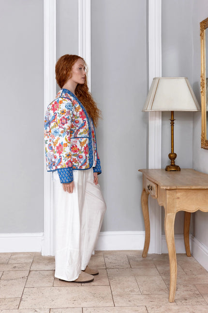 Goa Carnival Reversible Quilted Cotton Jacket