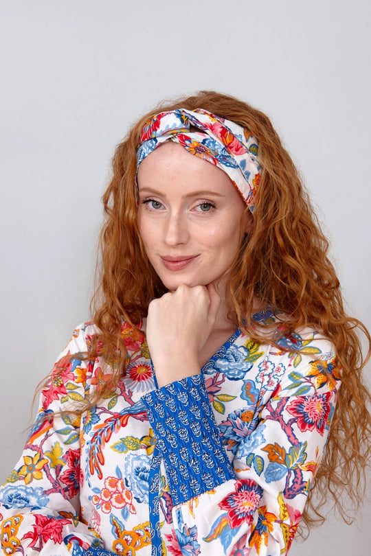Goa Carnival Cotton Hair Scarf