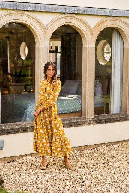Golden Tulip Women's Floral Cotton Dress