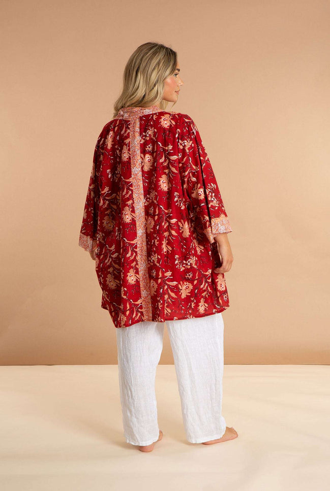Red Rubra Kimono Gift Set