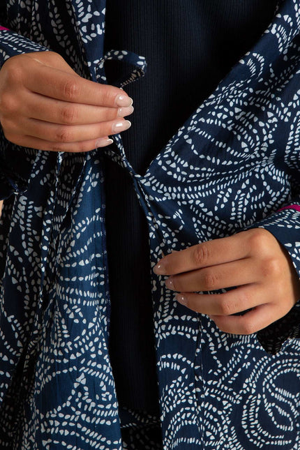 Starry Night Women's Cotton Robe