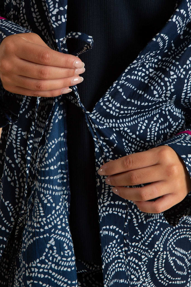 Starry Night Women's Cotton Robe