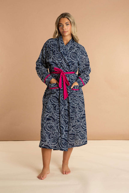 Starry Night Women's Cotton Robe