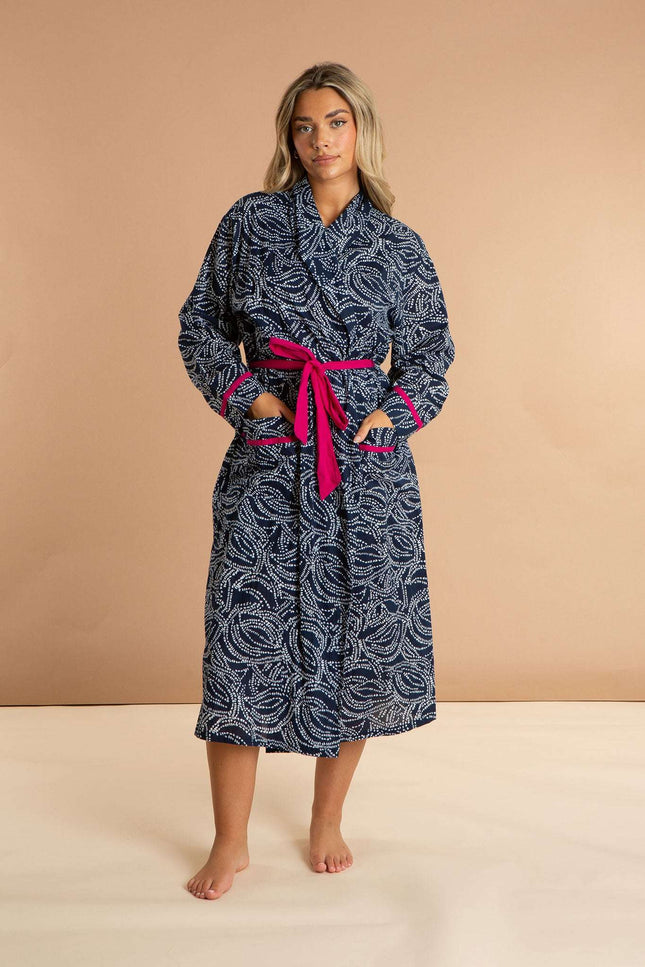 Starry Night Women's Cotton Robe