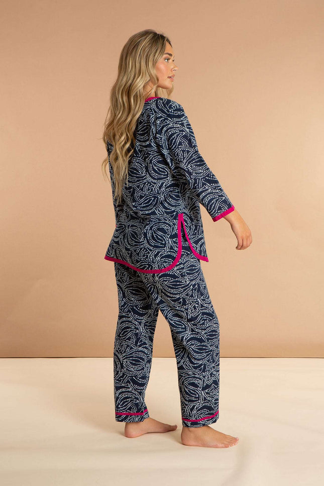 Starry Night Women's Cotton Printed Pyjamas