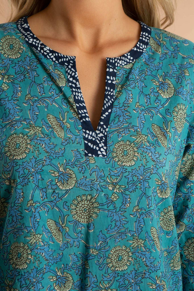 Waterlily Women's Floral Cotton Pyjamas