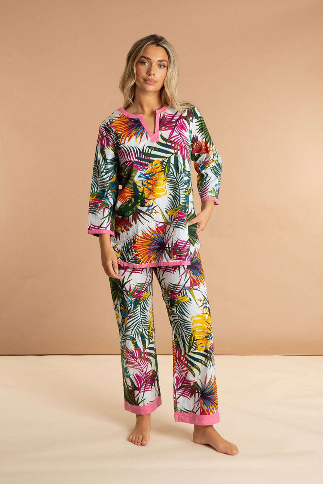 Bora Bora Women's Floral Cotton Pyjamas