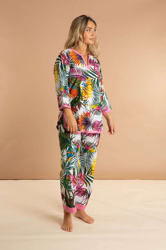 Bora Bora Women's Floral Cotton Pyjamas