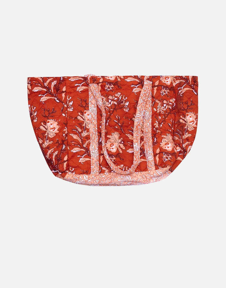 Red Rubra Cotton Tote Bag