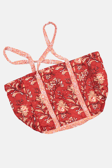 Ladies Cotton Tote Bag - Red Rubra