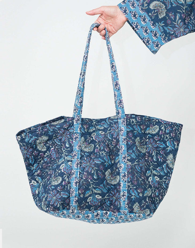 Blue Lagoon Cotton Tote Bag