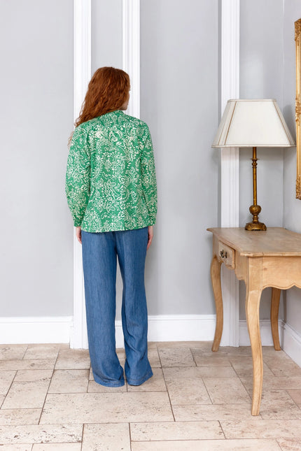 Jaipur Green Women's Cotton Top