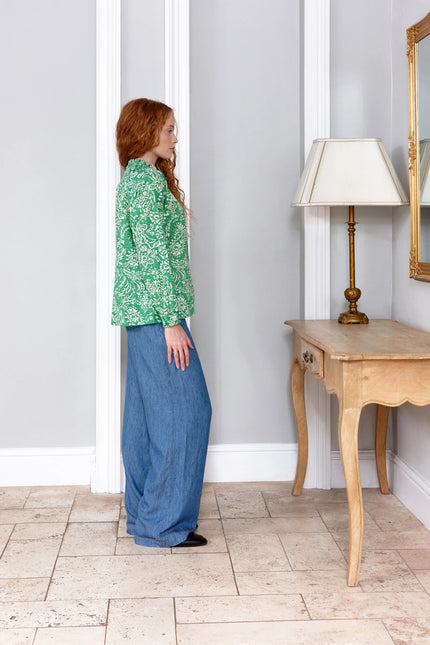 Jaipur Green Women's Cotton Top
