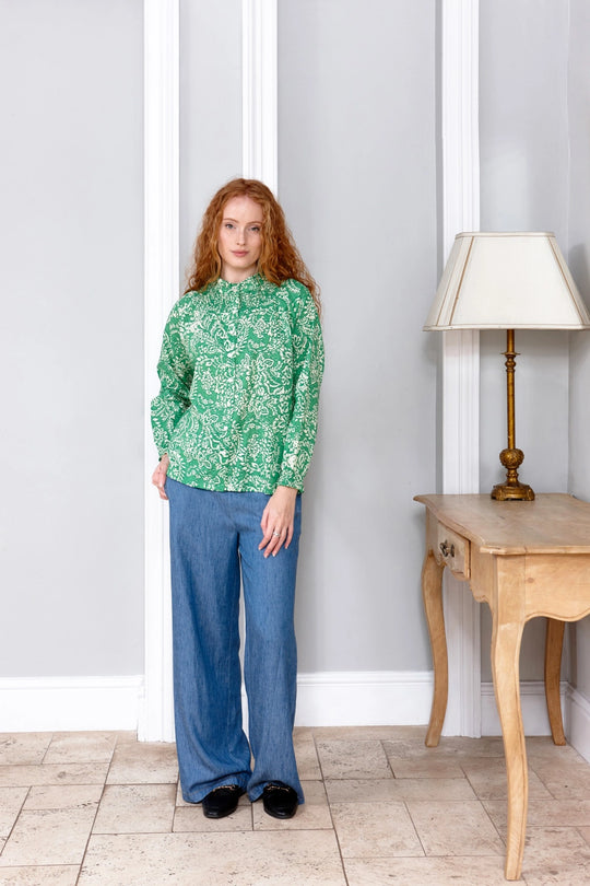 Jaipur Green Women's Cotton Top
