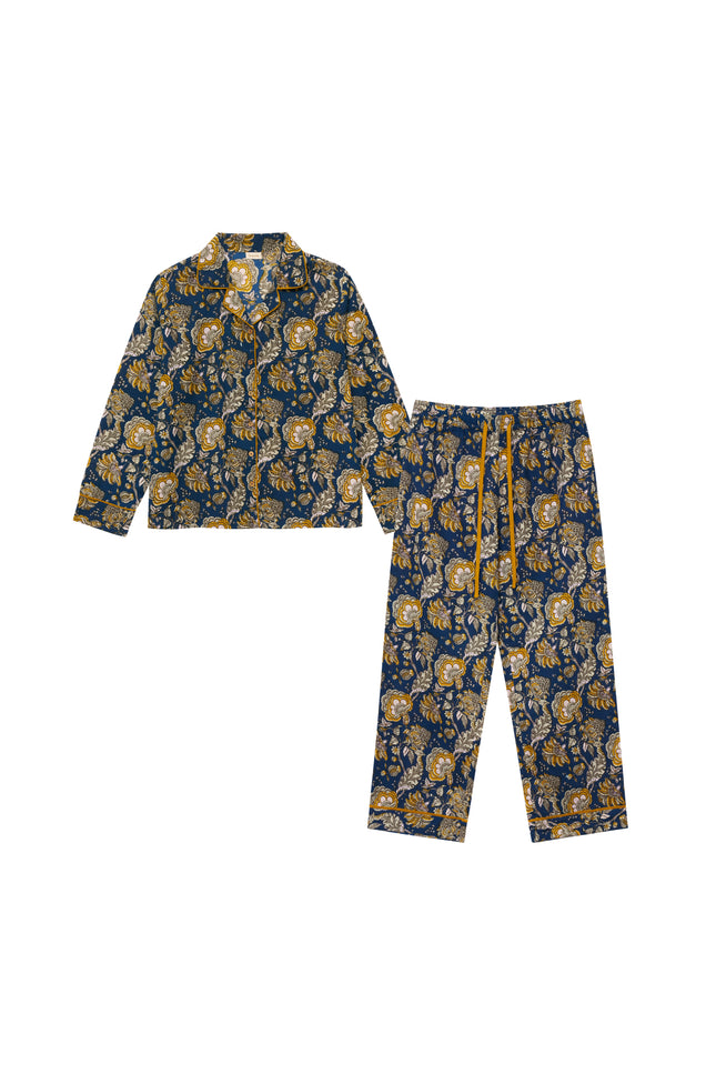 Midnight Marigold Women's Cotton Pyjamas