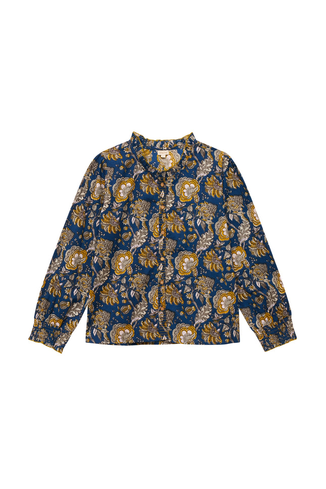 Midnight Marigold Women's Cotton Top