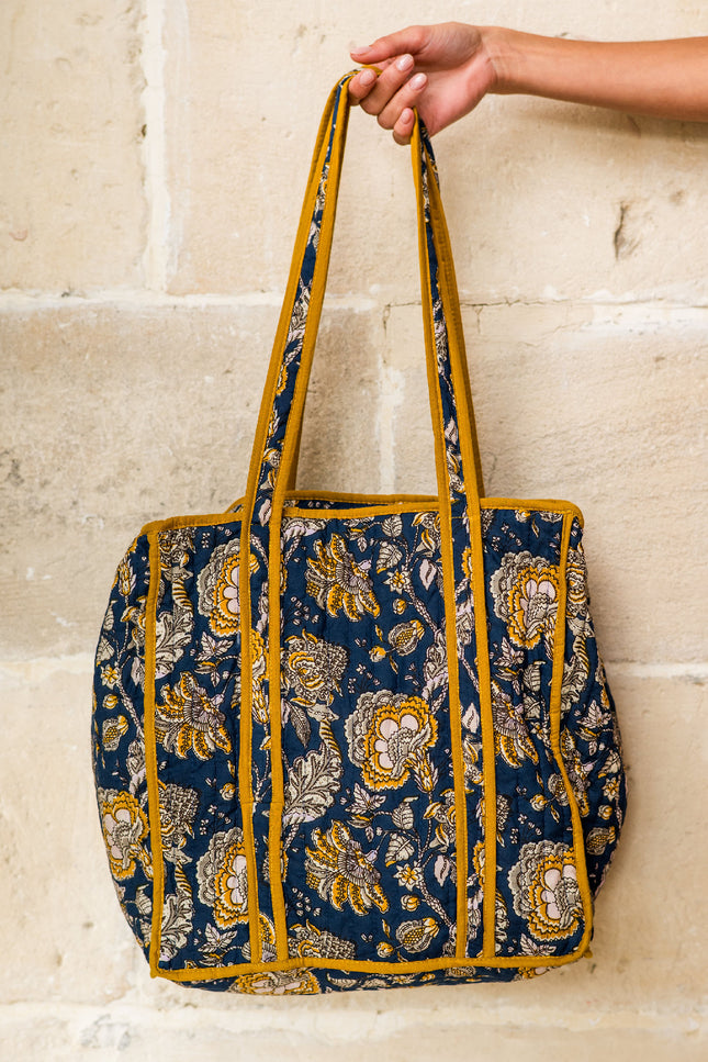 Midnight Marigold Tote Bag