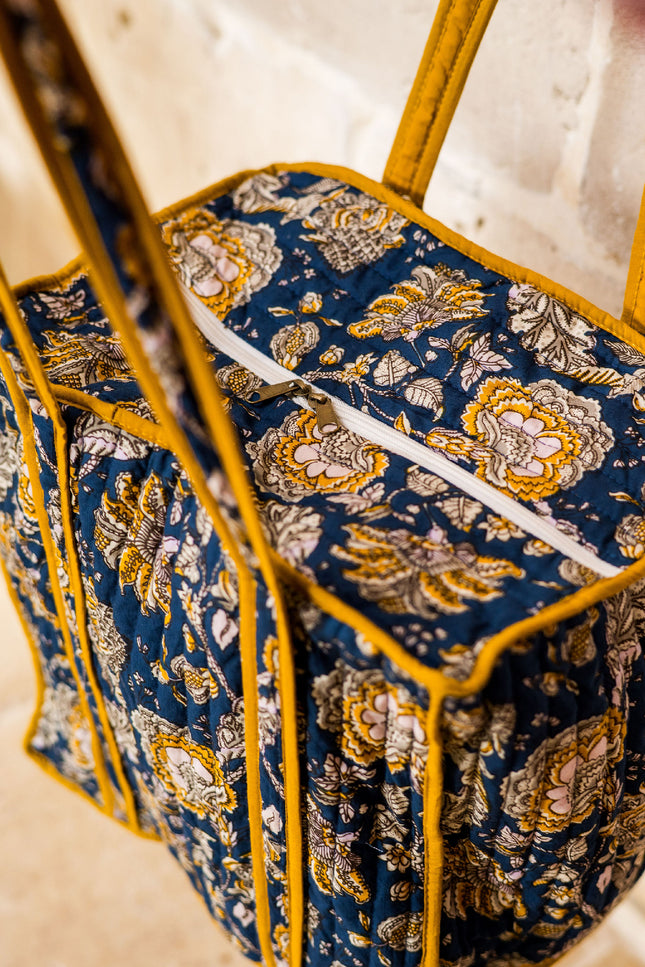 Midnight Marigold Tote Bag