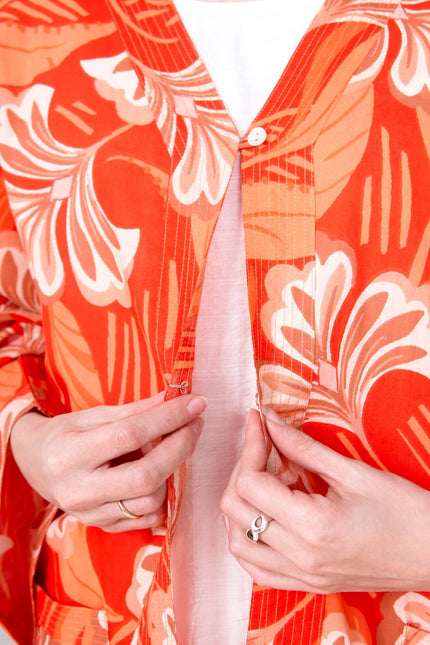 Molokai Sunset Women's Cotton Kimono