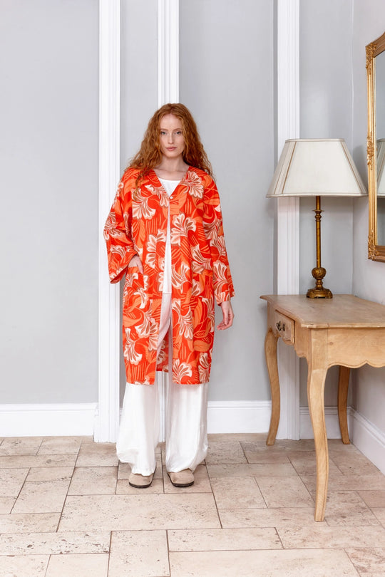 Molokai Sunset Women's Cotton Kimono