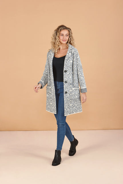 Leopard Print Fuzzy Coat
