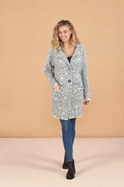 Leopard Print Fuzzy Coat