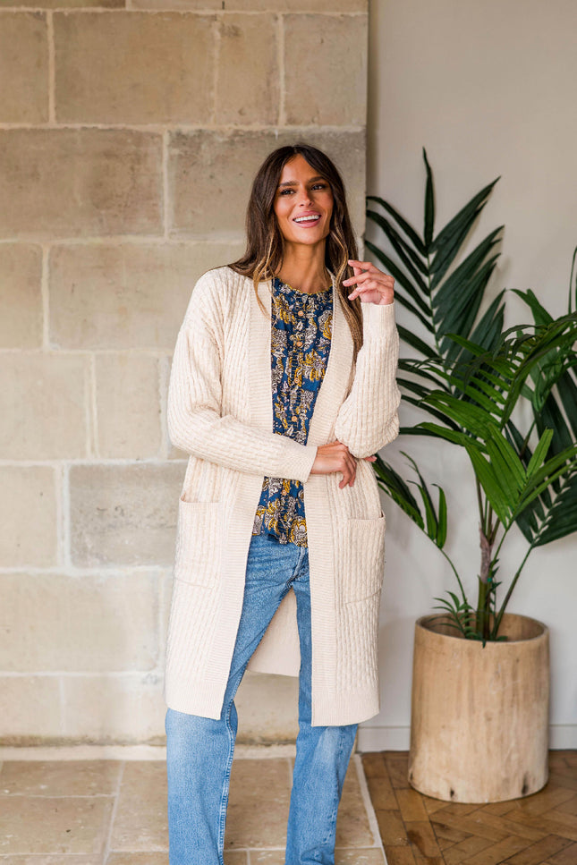 Hepburn Chunky Knit Cardigan