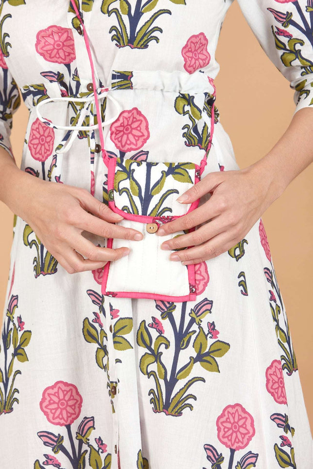 Rosette Bloom Crossbody Phone Bag