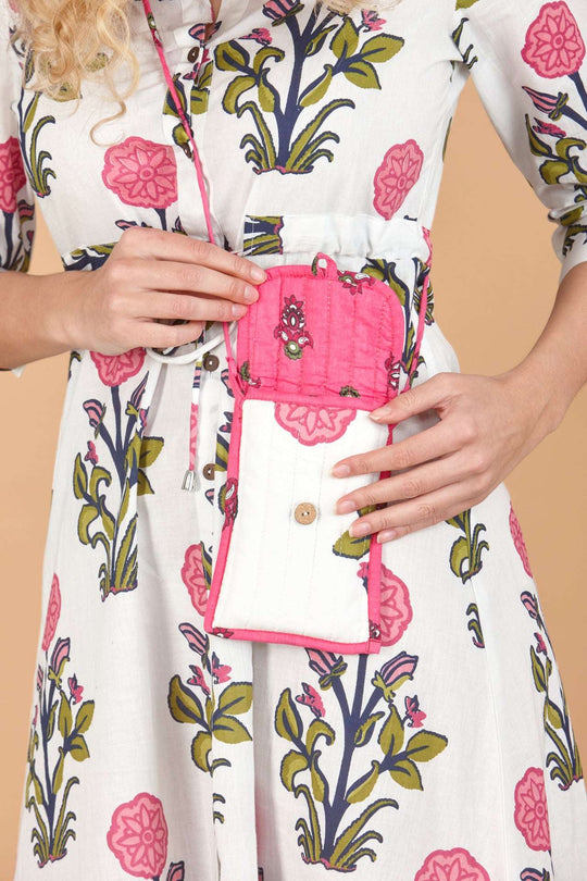 Rosette Bloom Crossbody Phone Bag