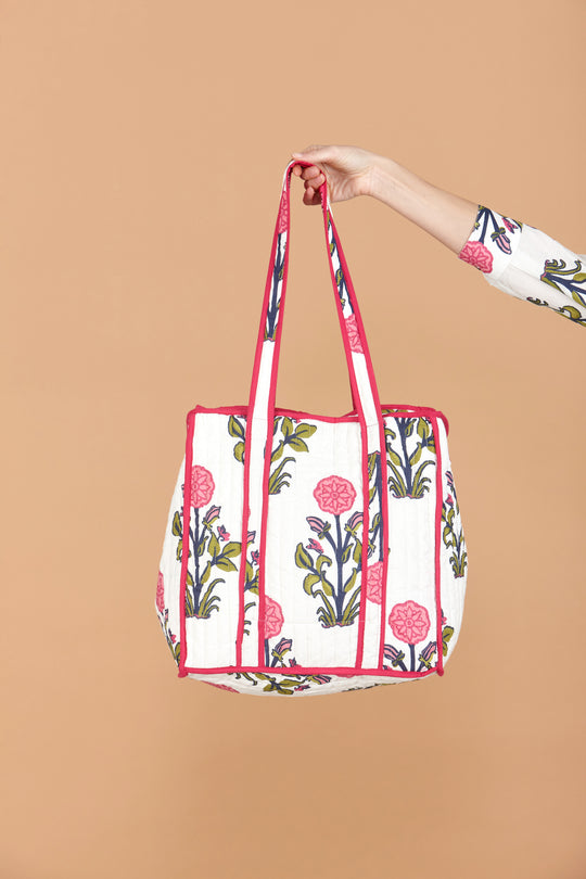 Rosette Bloom Tote Bag