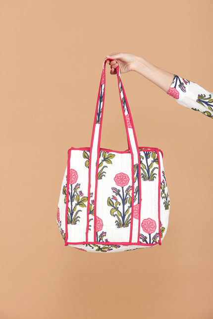 Rosette Bloom Tote Bag
