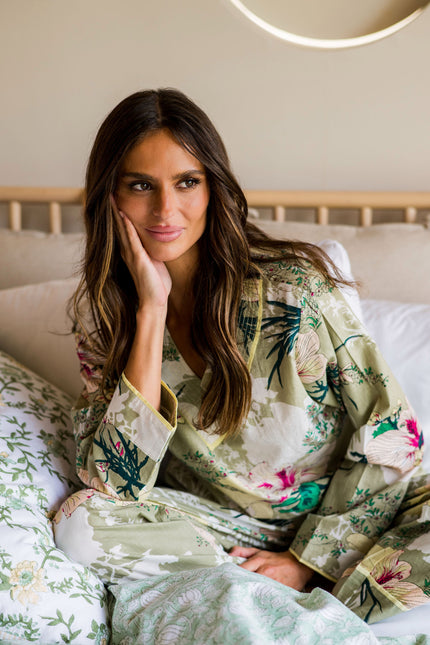 Tropical Women's Floral Cotton Pyjamas