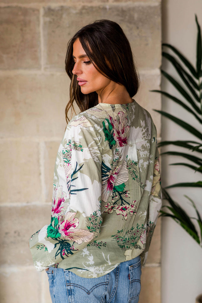 Tropical Women's Cotton Top