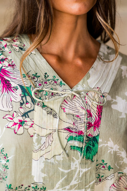 Tropical Women's Cotton Top