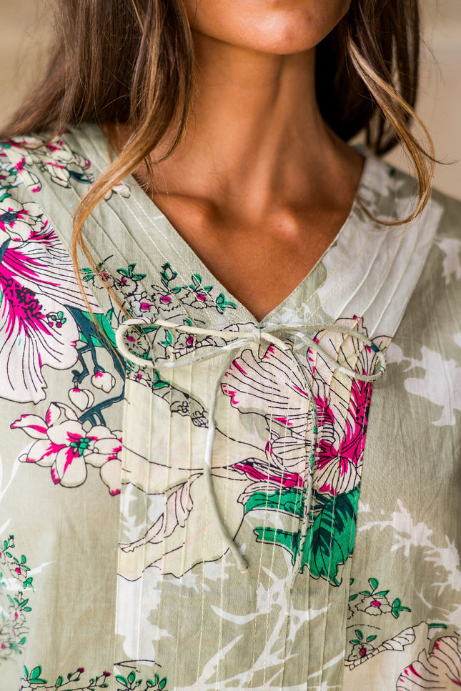 Tropical Women's Cotton Top